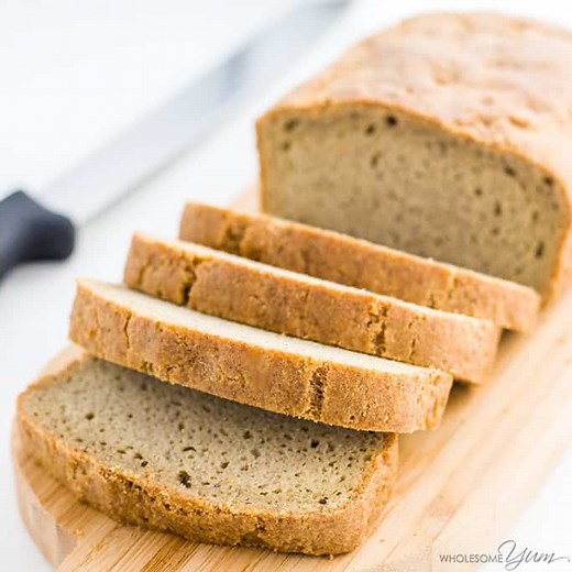 Low Carb Bread (Almond Flour Bread) - Wholesome Yum
