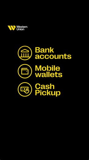 Money quickly sent. Tranfer to bank accounts, mobile wallets or for cash pickup | Western Union