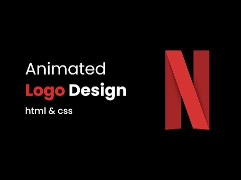 Create Animated Logo Using HTML And CSS | Logo Animation For Website In HTML & CSS