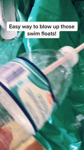 How to Easily Inflate Pool Floats | Learn On TikTok