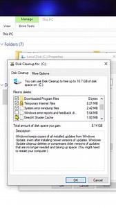 903K views · 8.2K reactions | How to Clean C Drive ? Fix Red C Drive  Free up disk space on Windows 10 | DREAM BOX | Facebook