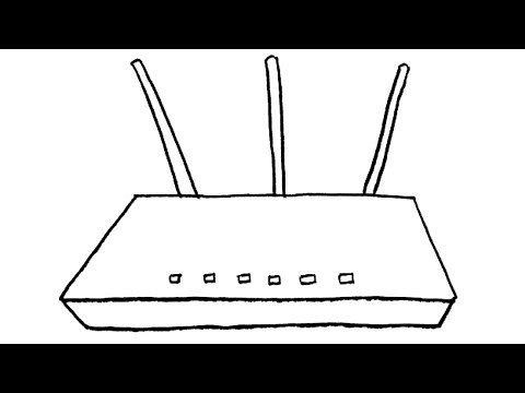 How to draw a Modem/Router | Mastering Modem/Router Illustrations: A Step-by-Step Drawing Tutorial