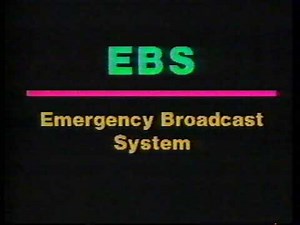 Emergency Broadcast System Test 1993