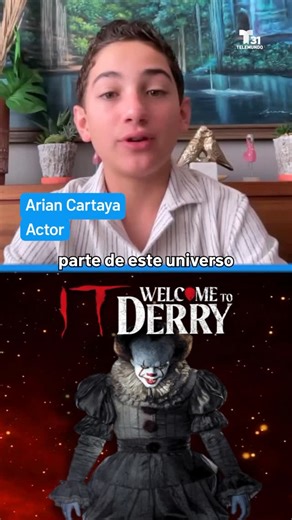 Telemundo 31 on Instagram: "La serie de Stephen King “IT: Welcome to Derry”, transmitida por HBO Max, llegó a su gran final el domingo 14 de diciembre. Tuvimos la oportunidad de conversar con uno de los personajes más queridos de la serie, de raíces cubanas 🇨🇺. Arian Cartaya, quien interpreta a Rich Santos —un personaje que también es cubano—, nos habló sobre su experiencia formando parte de la producción y lo que significó tener frente a frente al tenebroso payaso Pennywise 😱🎈. 🎬✨ No te pi