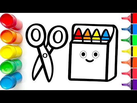 How to Draw a Colorful Crayon Box | Easy Step by Step Tutorial