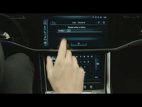 How to setup a user profile | Audi Explanatory Video