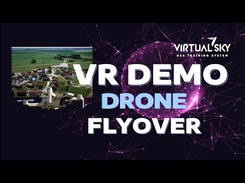 VR Drone Flyover Demo | Realistic Environments, Architecture & Flight Physics