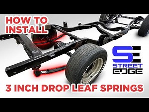 How to Install Street Edge 3" Lowering Leaf Springs on Toyota Pickup 1979-1988