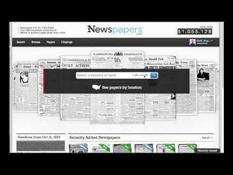 Searching on Newspapers.com Tutorial