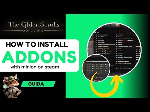 Elder scroll online | How to install addons minion on steam GUIDE