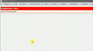 How to fix PHPMyAdmin error, incorrect format parameter that appeared while importing a database? - DevOpsSchool.com