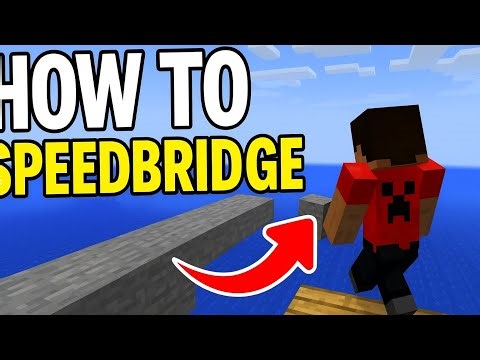 How to Speedbridge in Minecraft (Win every bedwars game)