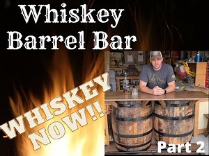 How to build a whiskey barrel bar part 2 ll What finish to use on builds