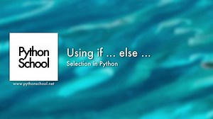 Selection Statements part 1