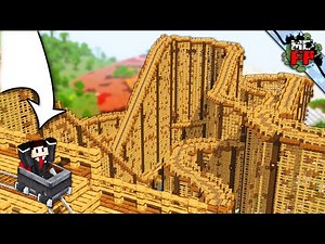 4 MINUTEN XXXXL Achterbahn 🎢 Minecraft Freizeitpark