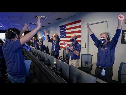NASA Perseverance Rover Lands Safely On Mars | FULL LANDING SEQUENCE
