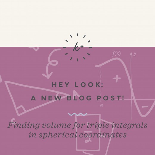 Finding volume for triple integrals using spherical coordinates — Krista King Math | Online math help