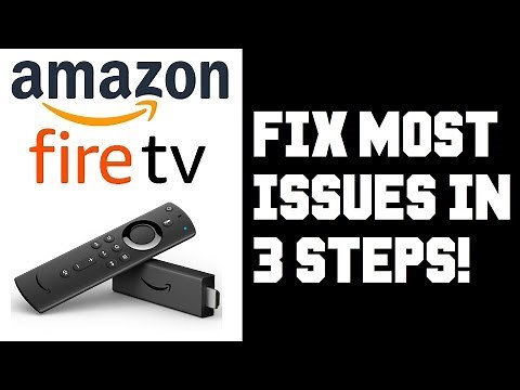 How To Fix Almost All Amazon Fire TV Issues/Problems in Just 3 Steps - Not Working Restart Update