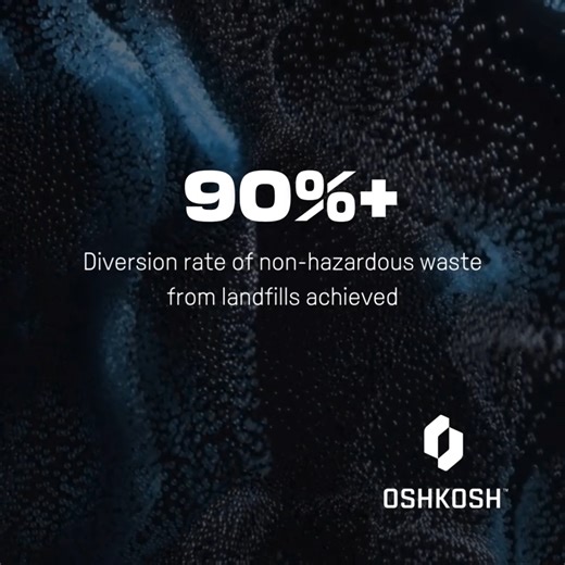 7K views · 18 reactions | Highlighting our continued commitment to empowering everyday heroes with sustainable solutions, we released our annual sustainability report. Read more: https://bit.ly/4kZLZ2y | Oshkosh Corporation | Facebook