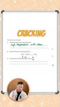GCSE Chemistry: Exam Question | Cracking Conditions & Reason