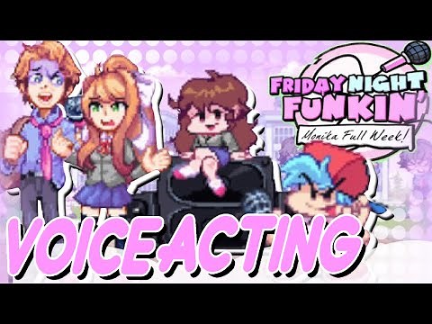 Friday Night Funkin' V.S Monika FULL WEEK WITH VOICE ACTING [Update]