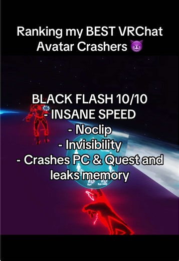 Top Ranked VRChat Avatars: Crashers and Abilities