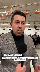 Vetex Farm Bucecea, Botoșani, inauguration of 3 million euro investment #AngelGheorghiu #VetexFarm