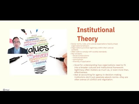 Understanding Institutional Theory: Why Organizations Prioritize Appearances Over Real Change