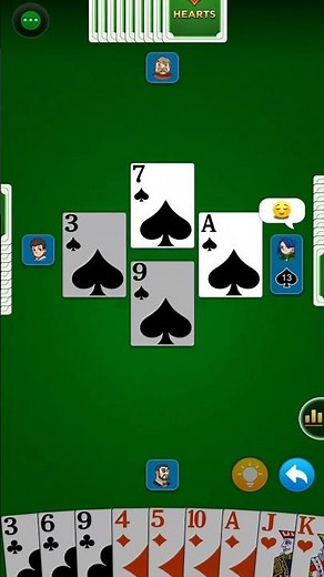 Hearts gameplay | Play Hearts