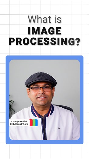 OpenCV University on Instagram: "🖼️ Image Processing vs Computer Vision ㅤ Image processing = image in, image out Filtering, enhancement, JPEG compression — the output is still an image. ㅤ 👁️ Computer vision = image in, information out Face recognition, car counting, object detection — the output is knowledge. ㅤ Even when the output is an image (like panoramas), the real challenge is extracting hidden information such as camera orientation."