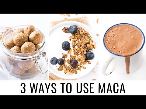 HOW TO USE MACA POWDER | 3 healthy recipes