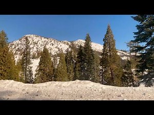 4K TRAIN OVER SNOWY DONNER PASS | California Zephyr, Amtrak