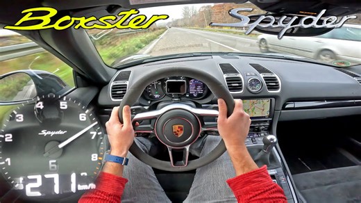 Porsche 981 Spyder – 270KM/H op de Autobahn | Pure Rijsensatie