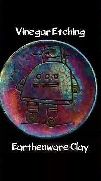 Vinegar Etching: The Instructables Robot in Clay