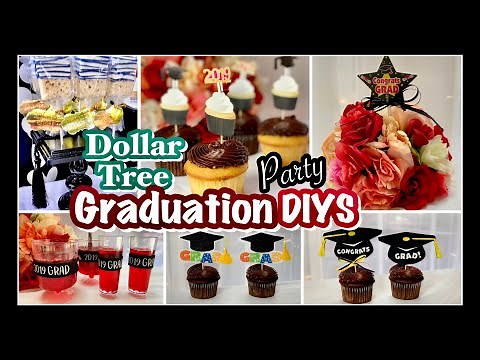 GRADUATION Party Ideas | Dollar Tree DIY Graduation Party Decor