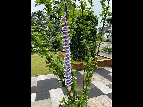 Restjes projecten: Patroon Windspinner haken, windspiraal haken, windslinger, windhanger, crochet