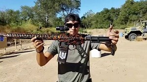 57 reactions | Via @thegatman ・・・ Probably missed them all. Still looked cool tho. #doitforthegram Ammo: @bitethebulletllc Rifle:@f1firearms Optic:@ritonusa Grip and stock:@tactical_dynamics_llc | Tactical Dynamics LLC | Facebook