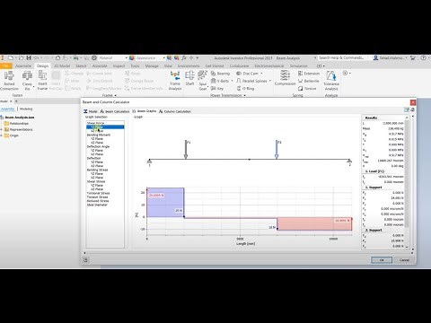 Beam Calculator/Analysis Inventor
