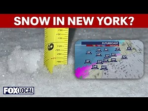 NYC weather: Here's what time to expect snow on Tuesday in NY, NJ