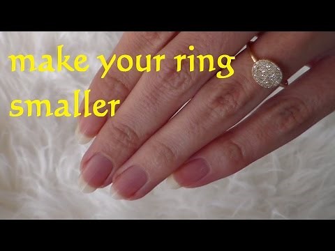 DIY Resize Ring smaller - How To Make a Ring Smaller - Lifehack resize a Wedding Ring