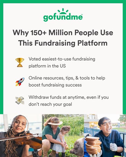 Need help covering hospital fees or unexpected emergency bills? There’s a place for you and your fundraiser on GoFundMe. Start a fundraiser today. *Based on 2024 GoFundMe US survey data. | GoFundMe