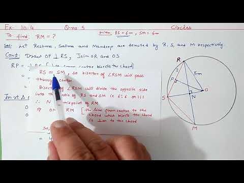 Chapter:10 Ex.10.4 (Q.5) Circles | Ncert Maths Class 9 | Cbse.