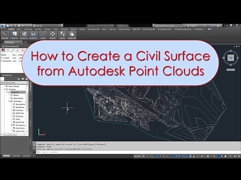 How to Create AutoCAD Civil 3D Surface from Point Clouds
