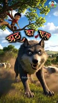 Story of the Shepherd and the Wolf | Moral Story in Hindi Cartoon