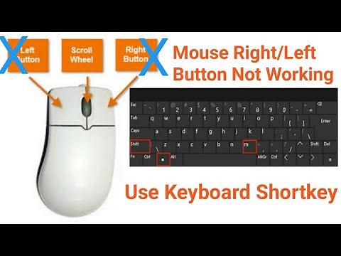 Mouse Right/ Left Button Not work , Use keyboard