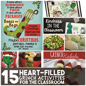 15 Heart-Filled Grinch Activities for the Classroom - Teach Junkie