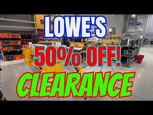Lowe's Clearance Deals You Can't Miss!