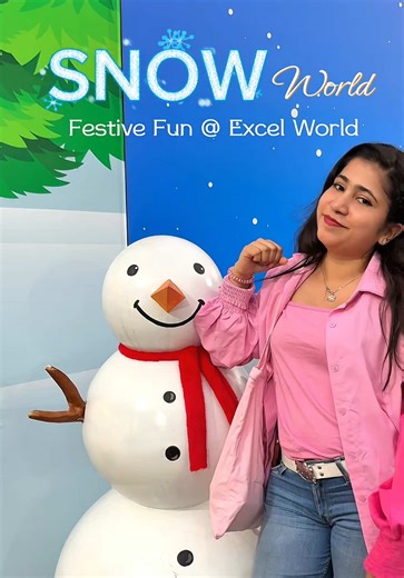 ❄️🎄 Snow World • FunPort • Christmas Village 🎄❄️ All the festive magic in one place at @Excel World ✨ 🗓️ Until 31st December 2025 ⏰ 5PM – 10PM (Christmas Village from 4PM) 🎟️ Snow World Entry Kids – Rs. 1,000 | Adults – Rs. 1,600 🎮 FunPort prices mentioned in the video Winter vibes, games & Christmas magic for everyone ❄️🎠✨ Don’t miss out! #snowworld #excelworld #fyp #contentcreator #christmascontent