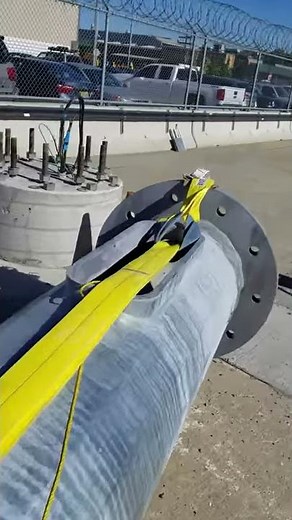 High Mast Light Pole Installation