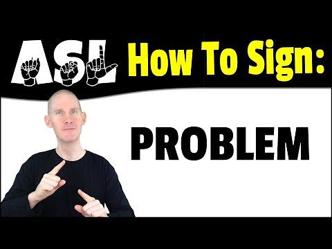 How To Sign PROBLEM in ASL | American Sign Language Lessons | ASL Basic Signs Beginners